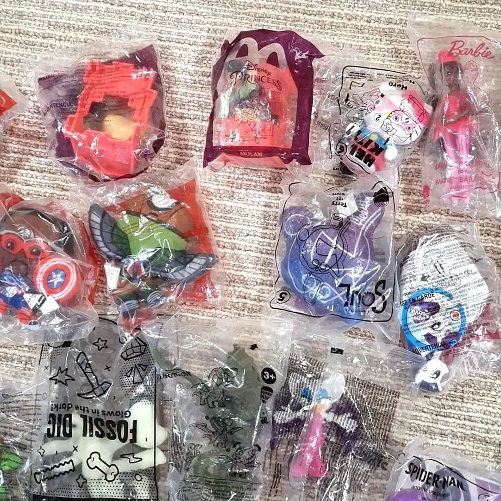 McDonalds Restaurant Toys New In Packages Lot of 19 1990s Multiple Restaurant